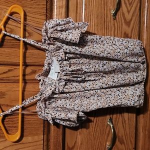 NWT Sienna Sky Crop off the shoulder blouse